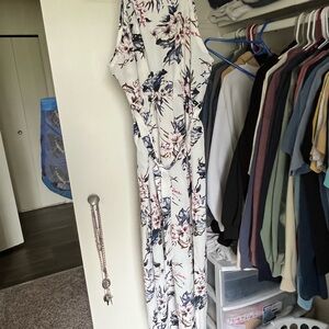 Floral Sleeveless Maxi Dress